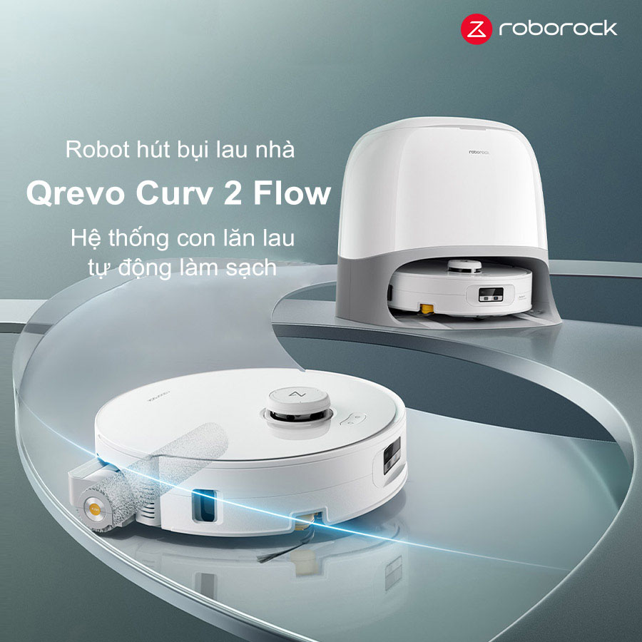 Robot hút bụi lau nhà Roborock Qrevo Curv 2 Flow - Hàng Chính Hãng 1 Roborock Curv 2 Flow