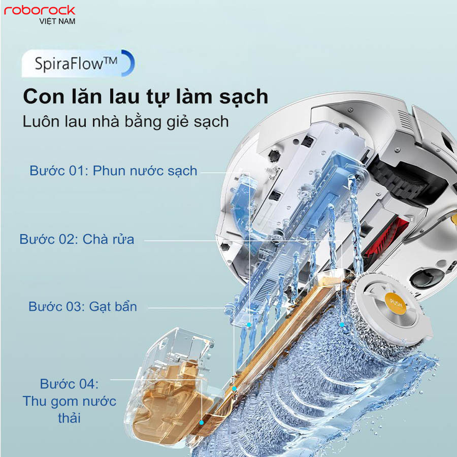 Robot hút bụi lau nhà Roborock Qrevo Curv 2 Flow - Hàng Chính Hãng 2 Roborock Curv 2 Flow
