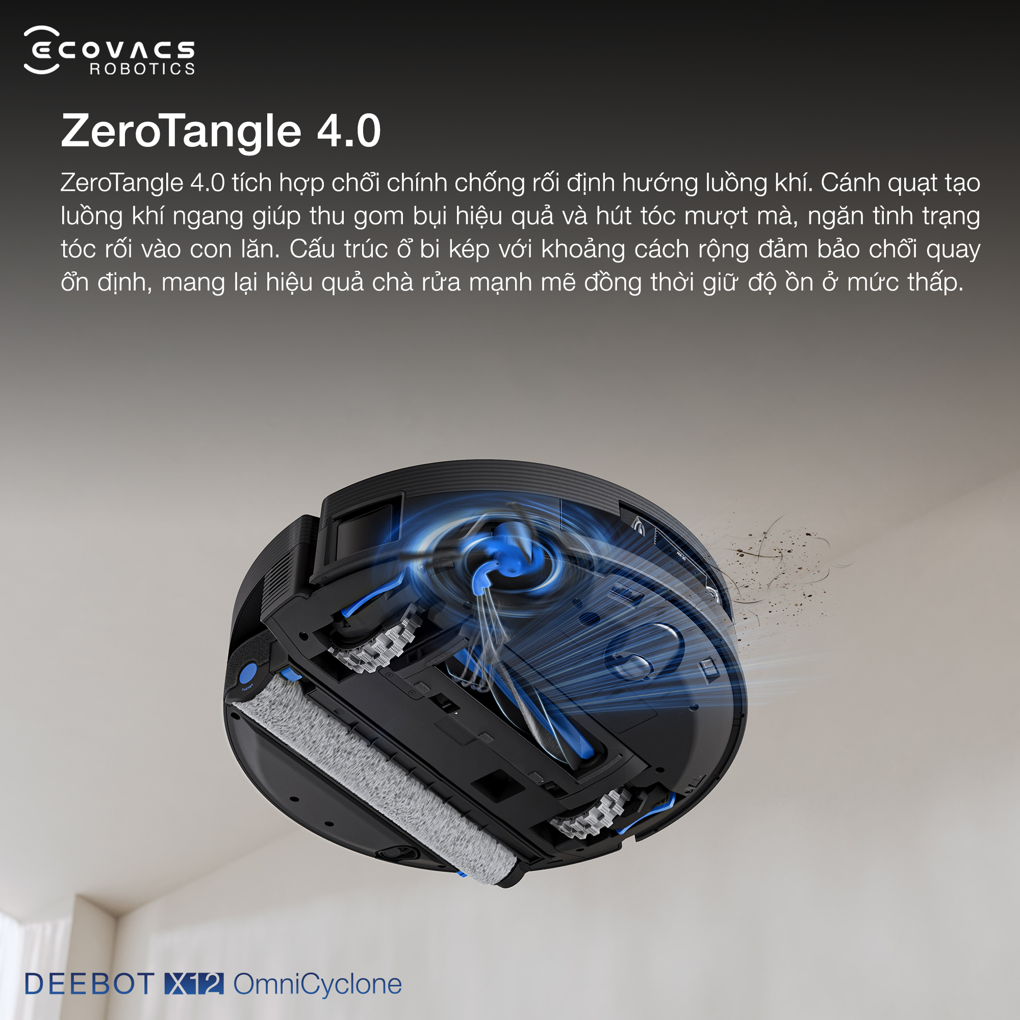 Robot hut bui lau nha Ecovacs Deebot X12 OmniCyclone bigmivn 7