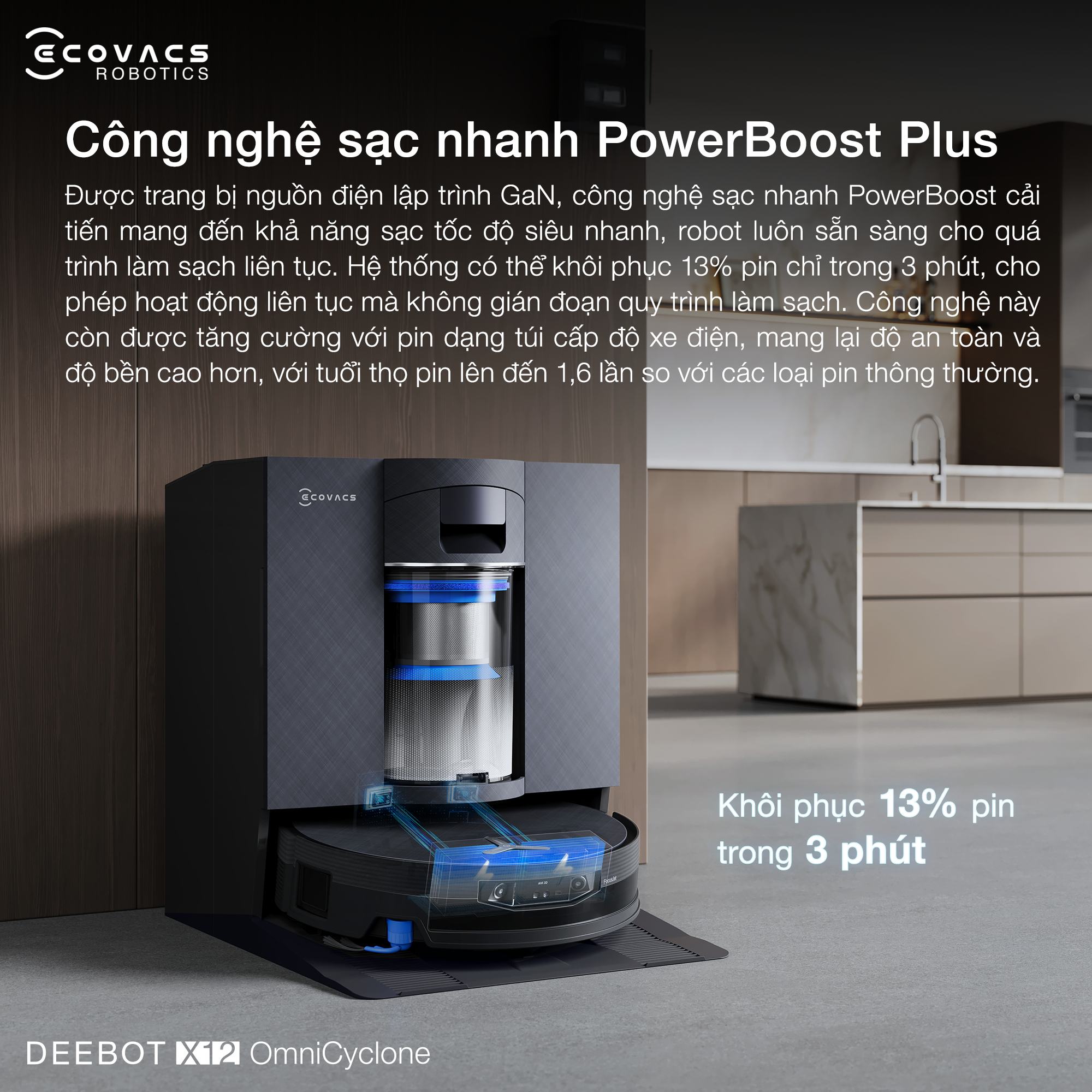 Robot hut bui lau nha Ecovacs Deebot X12 OmniCyclone bigmivn 8