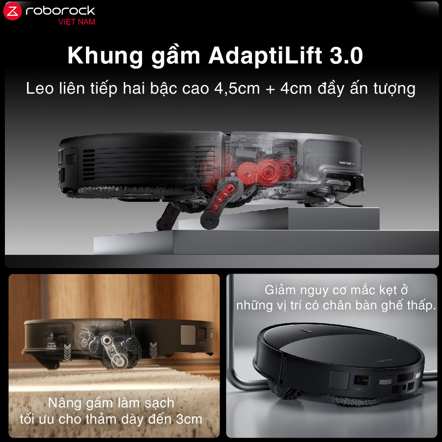 Robot hút bụi lau nhà Roborock Saros 20