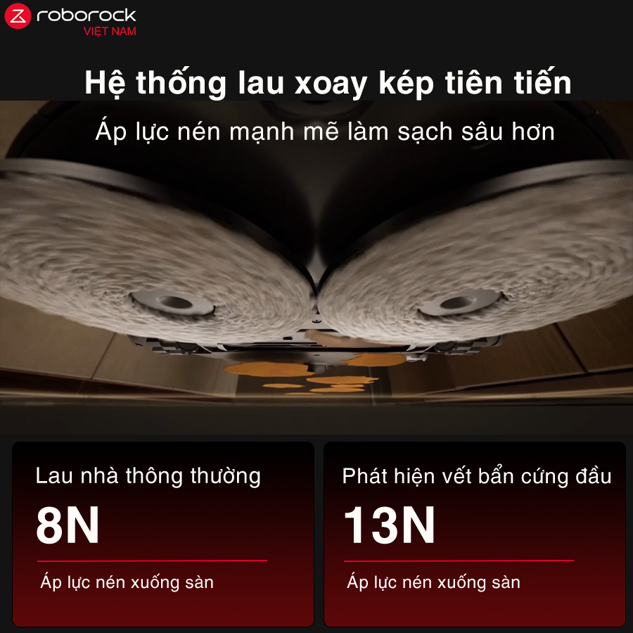 Robot hút bụi lau nhà Roborock Saros 20