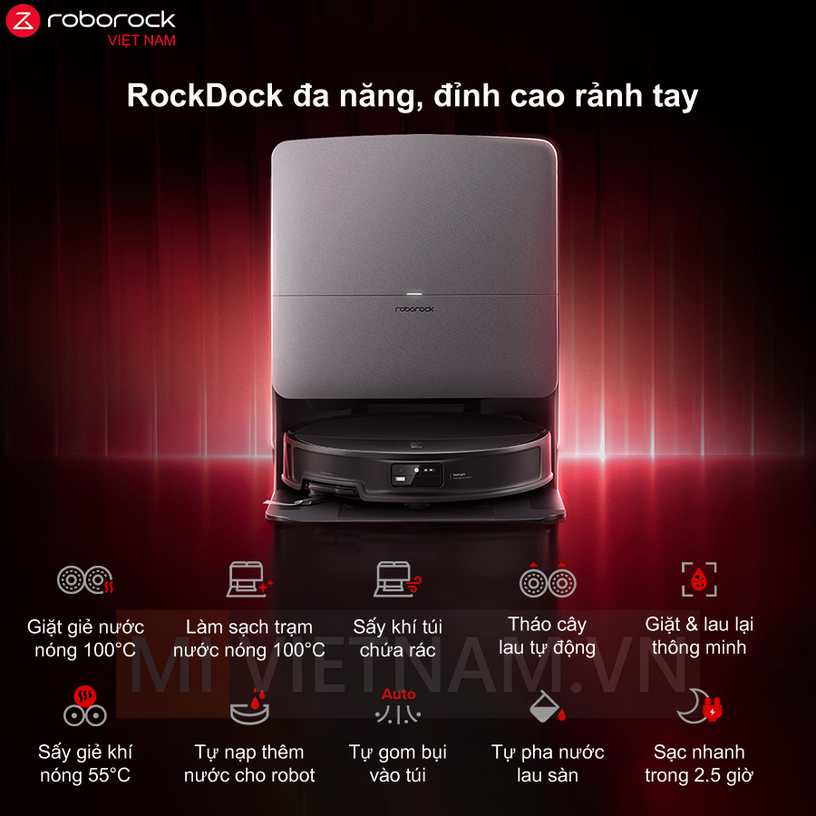 Robot hút bụi lau nhà Roborock Saros 20